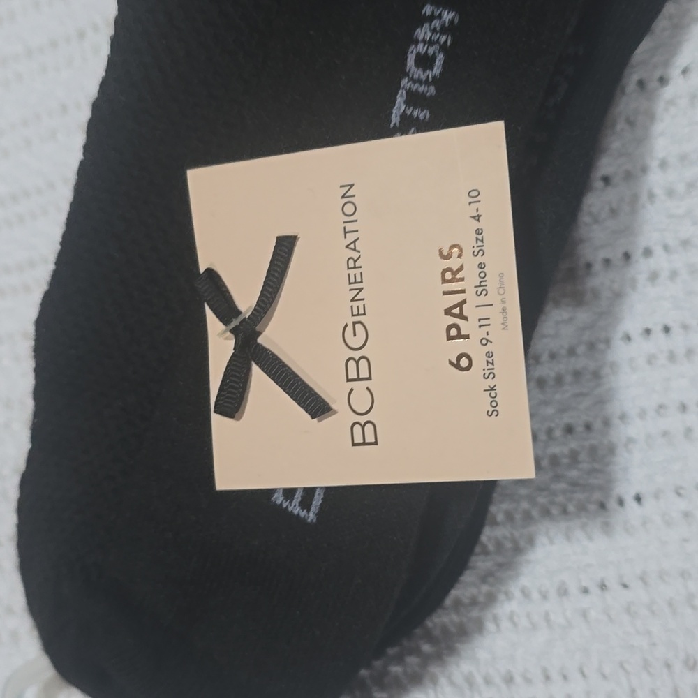 BCBGeneration Black Casual Socks - 6 Pairs 💜